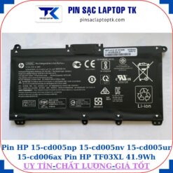 Pin HP 15-cd005np 15-cd005nv 15-cd005ur 15-cd006ax Pin HP TF03XL 41.9Wh