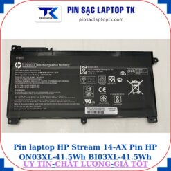 Pin laptop HP Stream 14-AX Pin HP ON03XL 41.5Wh BI03XL 41.5Wh