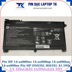 Pin HP 14-ax000no 14-ax000np 14-ax000nq 14-ax000ns Pin HP ON03XL BI03XL 41.5Wh