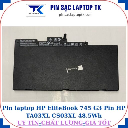 Pin laptop HP EliteBook 745 G3 Pin HP TA03XL CS03XL 48.5Wh
