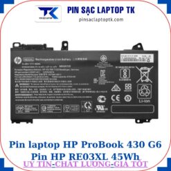 Pin laptop HP ProBook 430 G6 Pin HP RE03XL 45Wh