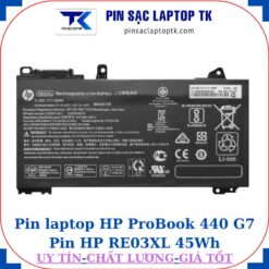 Pin laptop HP ProBook 440 G7 Pin HP RE03XL 45Wh