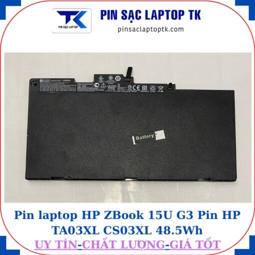 Pin laptop HP ZBook 15U G3 Pin HP TA03XL CS03XL 48.5Wh