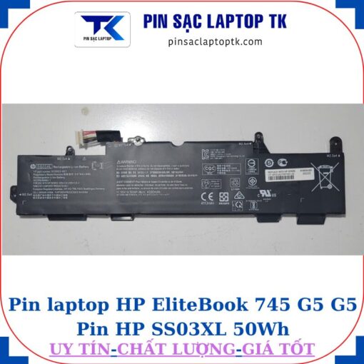 Pin laptop HP EliteBook 745 G5 Pin HP SS03XL 50Wh