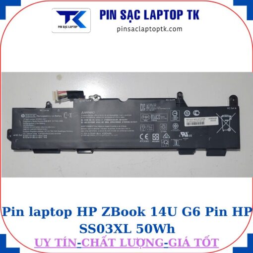 Pin laptop HP ZBook 14U G6 Pin HP SS03XL 50Wh