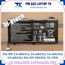 Pin HP 14-al021tu 14-al021tx 14-al022tu 14-al022tx Pin HP SE03XL 41.5Wh