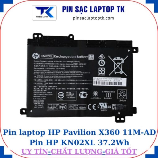 Pin laptop HP Pavilion X360 11M-AD Pin HP KN02XL 37.2Wh