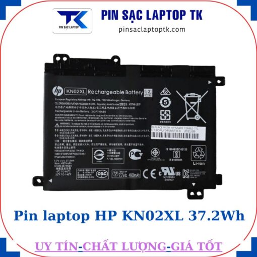 Pin laptop HP KN02XL 37.2Wh