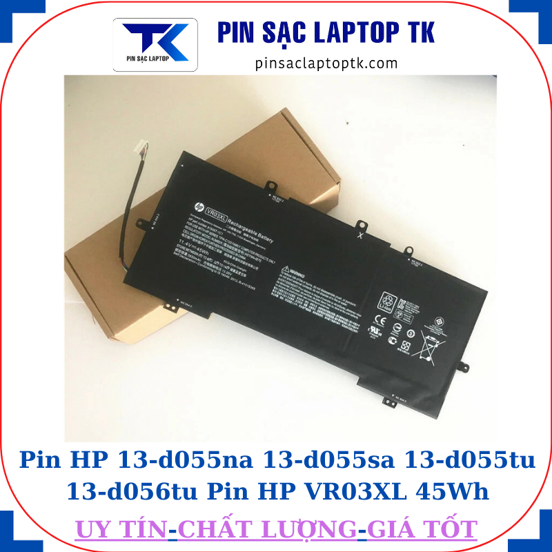 Pin HP 13-d055na 13-d055sa 13-d055tu 13-d056tu Pin HP VR03XL 45Wh