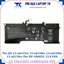 Pin HP 13-ad155tu 13-ad156tu 13-ad158tu 13-ad159tu Pin HP AB06XL 53.61Wh