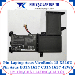 dụng Pin Laptop Asus VivoBook 15 X510U Pin Asus B31N1637 C31N1637 42Wh