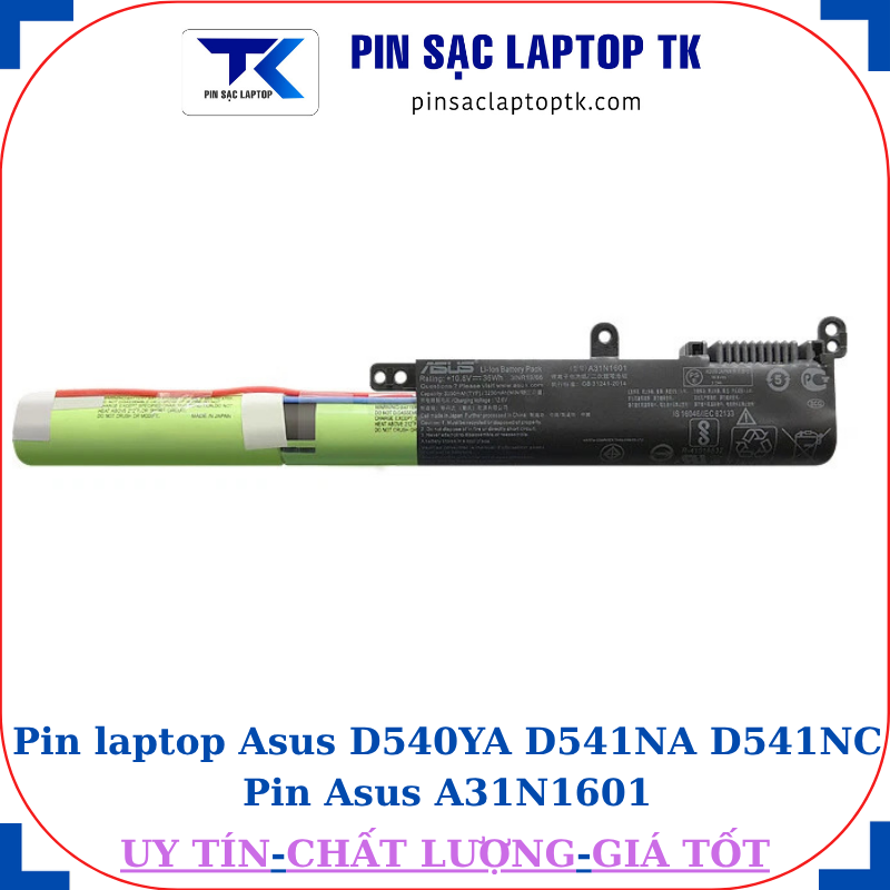 Pin laptop Asus D540YA D541NA D541NC Pin Asus A31N1601