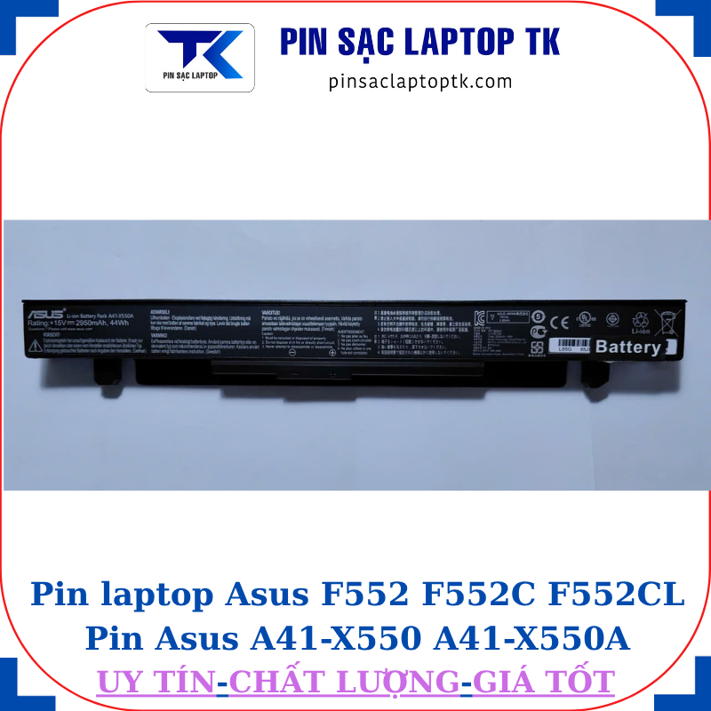 Pin laptop Asus F552 F552C F552CL Pin Asus A41-X550 A41-X550A