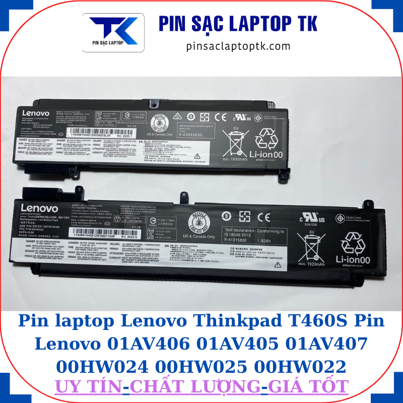 Pin laptop Lenovo Thinkpad T460S