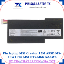 Pin laptop MSI Creator 15M A9SD MS-16W1 Pin MSI BTY-M6K 52.4Wh