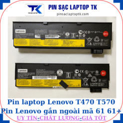 Pin laptop Lenovo T470 T570 Pin Lenovo gắn ngoài mã 61 61+