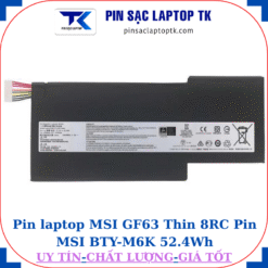 Pin laptop MSI GF63 Thin 8RC Pin MSI BTY-M6K 52.4Wh