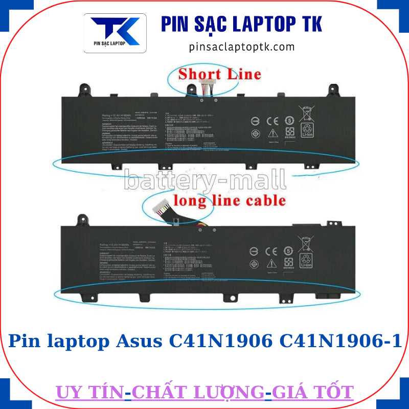 Pin laptop Asus C41N1906 C41N1906-1