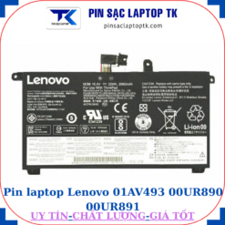 Pin laptop Lenovo 01AV493 00UR890 00UR891
