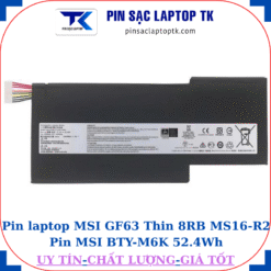 Pin laptop MSI GF63 Thin 8RB MS16-R2 Pin MSI BTY-M6K 52.4Wh