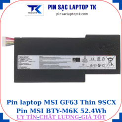 Pin laptop MSI GF63 Thin 9SCX Pin MSI BTY-M6K 52.4Wh