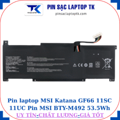 Pin laptop MSI Katana GF66 11SC 11UC