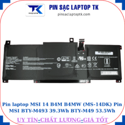 Pin laptop MSI Modern 14 B4M B4MW (MS-14DK) Pin MSI BTY-M493 39.3Wh BTY-M49 53.8Wh