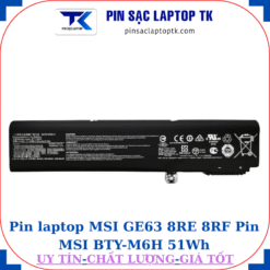 Pin laptop MSI GE63 8RE 8RF Pin MSI BTY-M6H 51Wh