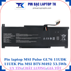 Pin laptop MSI Pulse GL76 11UDK 11UEK Pin MSI BTY-M492 53.5Wh