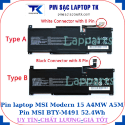 Pin laptop MSI Modern 15 A4MW A5M
