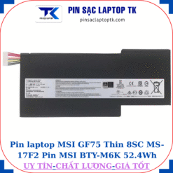 Pin laptop MSI GF75 Thin 8SC MS-17F2 Pin MSI BTY-M6K 52.4Wh