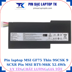 Pin laptop MSI GF75 Thin 9SCSK 9SCXR Pin MSI BTY-M6K 52.4Wh