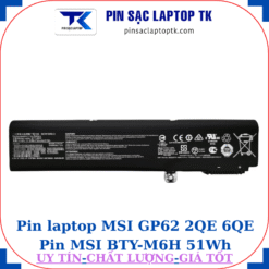 Pin laptop MSI GP62 2QE 6QE Pin MSI BTY-M6H 51Wh