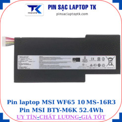 Pin laptop MSI WF65 10 MS-16R3 Pin MSI BTY-M6K 52.4Wh