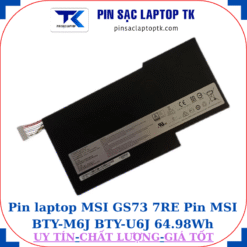 Pin laptop MSI GS73 7RE Pin MSI BTY-M6J BTY-U6J 64.98Wh