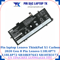 Pin laptop Lenovo ThinkPad X1 Carbon 2020 Pin Lenovo L18L4P71 L18L4P72 SB10K97643 SB10T83173