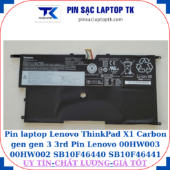 Pin laptop Lenovo ThinkPad X1 Carbon gen gen 3 3rd Pin Lenovo 00HW003 00HW002 SB10F46440 SB10F46441