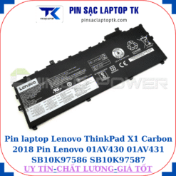 Pin laptop Lenovo ThinkPad X1 Carbon 2018 Pin Lenovo 01AV430 01AV431 SB10K97586 SB10K97587