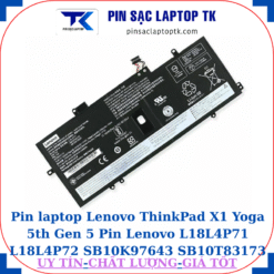 Pin laptop Lenovo ThinkPad X1 Yoga 5th Gen 5 Pin Lenovo L18L4P71 L18L4P72 SB10K97643 SB10T83173