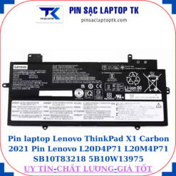 Pin laptop Lenovo ThinkPad X1 Carbon 2021 Pin Lenovo L20D4P71 L20M4P71 SB10T83218 5B10W13975