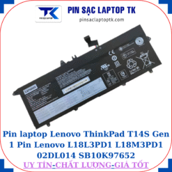 Pin laptop Lenovo ThinkPad T14S Gen 1 Pin Lenovo L18L3PD1 L18M3PD1 02DL014 SB10K97652