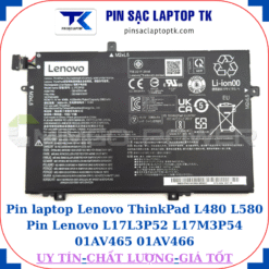 Pin laptop Lenovo ThinkPad L480 L580 Pin Lenovo L17L3P52 L17M3P54 01AV465 01AV466