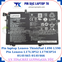 Pin laptop Lenovo ThinkPad L490 L590 Pin Lenovo L17L3P52 L17M3P54 01AV465 01AV466