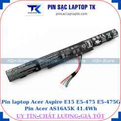 Pin laptop Acer Aspire E15 E5-475 E5-475G Pin Acer AS16A5K 41.4Wh
