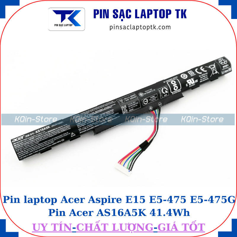 Pin laptop Acer Aspire E15 E5-475 E5-475G Pin Acer AS16A5K 41.4Wh