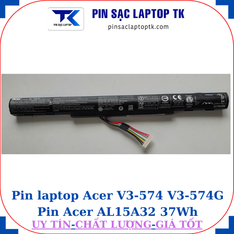 Pin laptop Acer V3-574 V3-574G Pin Acer AL15A32 37Wh