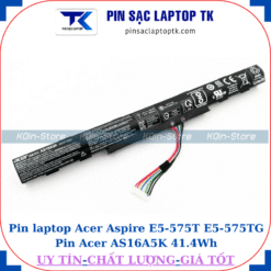 Acer Aspire E5-575T E5-575TG Pin Acer AS16A5K 41.4Wh
