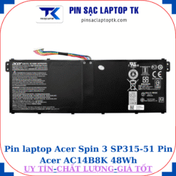 Pin laptop Acer Spin 3 SP315-51 Pin Acer AC14B8K 48Wh