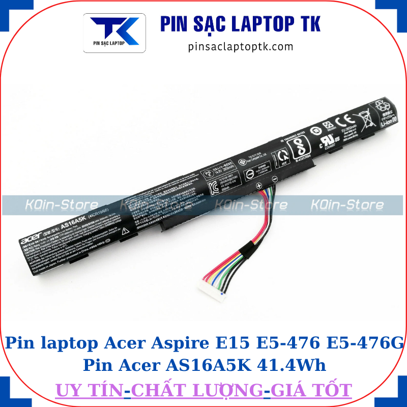 Pin laptop Acer Aspire E15 E5-476 E5-476G Pin Acer AS16A5K 41.4Wh